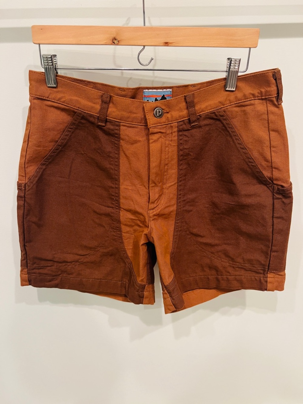 RARE Men’s Patagonia Road Regenerative Stand Up Shorts 6" vote the assholes out - Picture 6 of 7